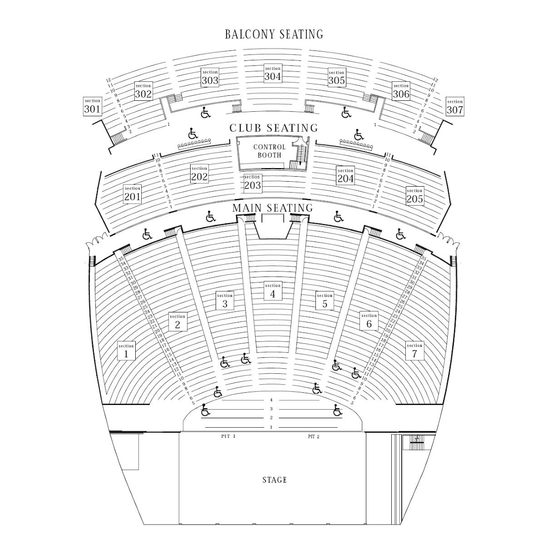 Arizona Federal Theatre Seating Chart
