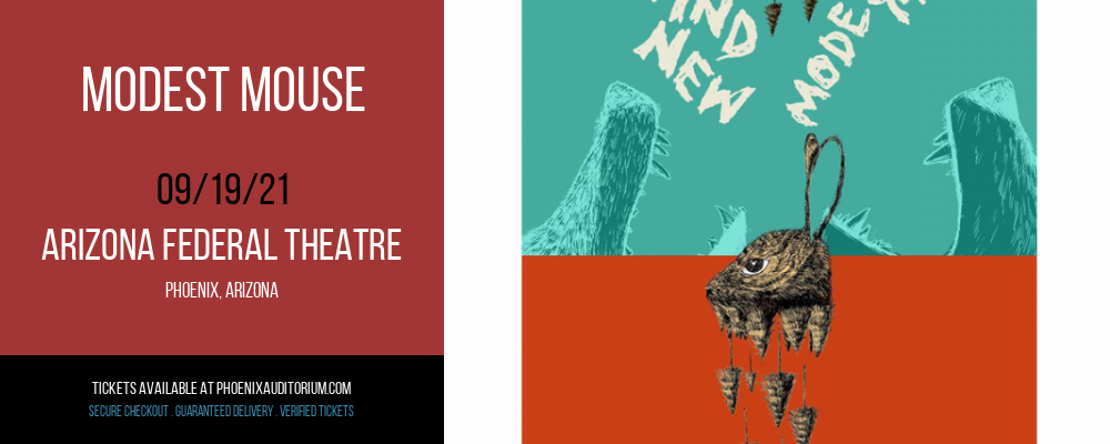Modest Mouse at Arizona Federal Theatre tickets Modest Mouse at Arizona Federal Theatre