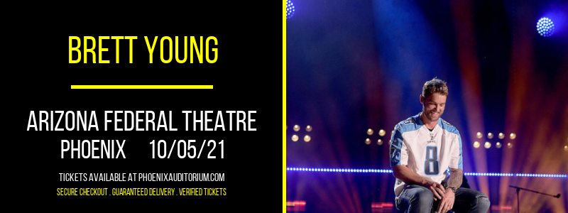 Brett Young at Arizona Federal Theatre tickets Brett Young at Arizona Federal Theatre