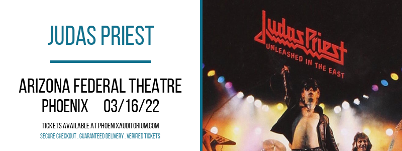Judas Priest at Arizona Federal Theatre tickets Judas Priest at Arizona Federal Theatre