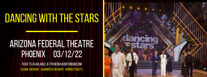 Dancing With The Stars at Arizona Federal Theatre tickets Dancing With The Stars at Arizona Federal Theatre