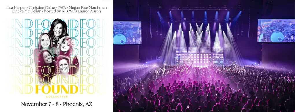 Found Collective: Lisa Harper, Christine Caine, TAYA, Oneka McClellan & Megan Fate Marshman – 2 Day Pass