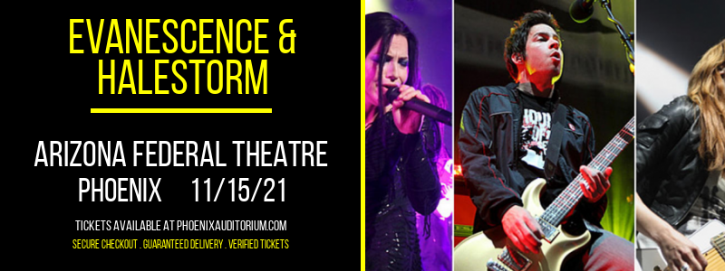 Evanescence & Halestorm at Arizona Federal Theatre