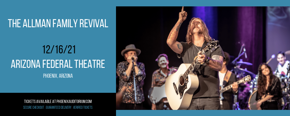 The Allman Family Revival at Arizona Federal Theatre tickets The Allman Family Revival at Arizona Federal Theatre