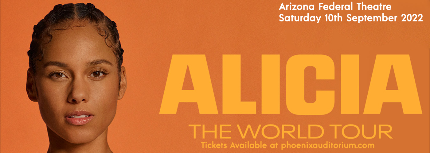 Alicia Keys at Arizona Federal Theatre tickets Alicia Keys at Arizona Federal Theatre
