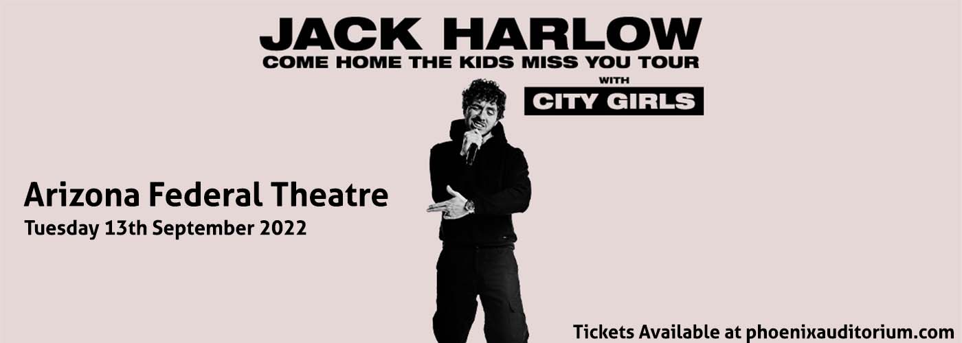Jack Harlow at Arizona Federal Theatre tickets Jack Harlow at Arizona Federal Theatre