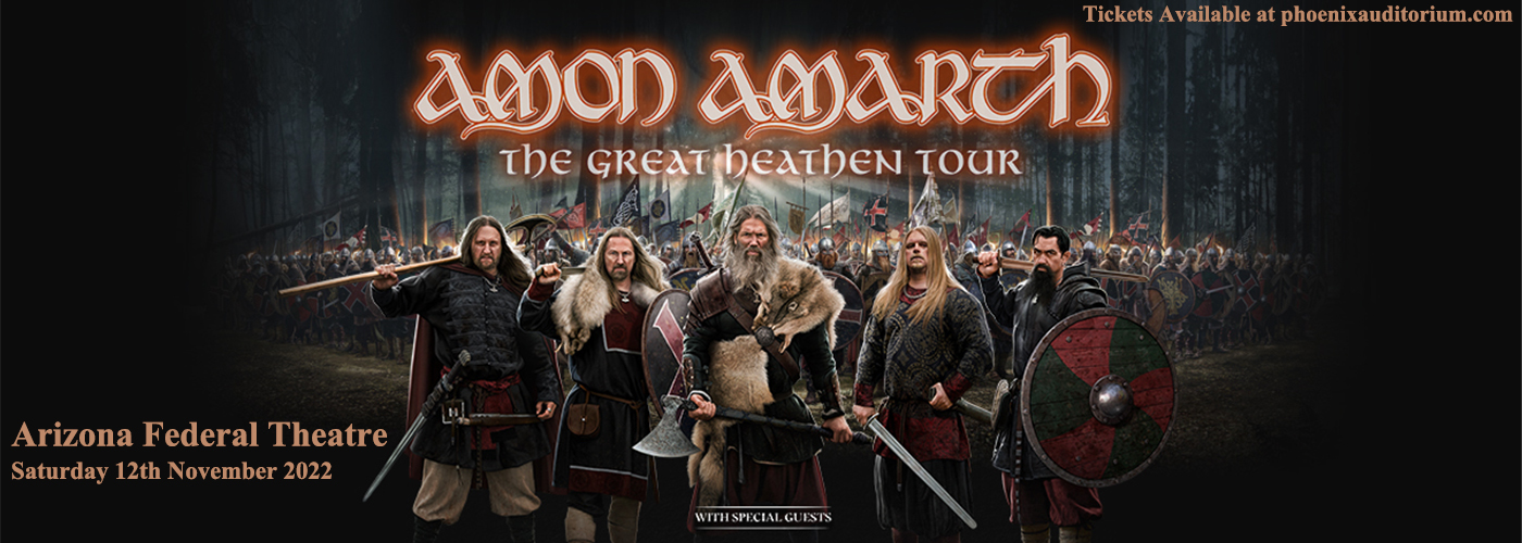 Amon Amarth at Arizona Federal Theatre tickets Amon Amarth at Arizona Federal Theatre