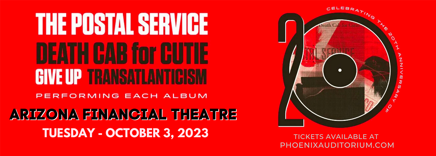 The Postal Service & Death Cab for Cutie at Arizona Financial Theatre