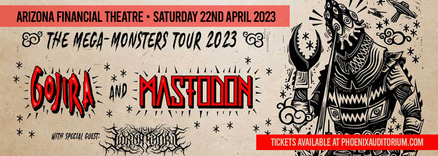 Mastodon & Gojira at Arizona Financial Theatre tickets Mastodon & Gojira at Arizona Financial Theatre