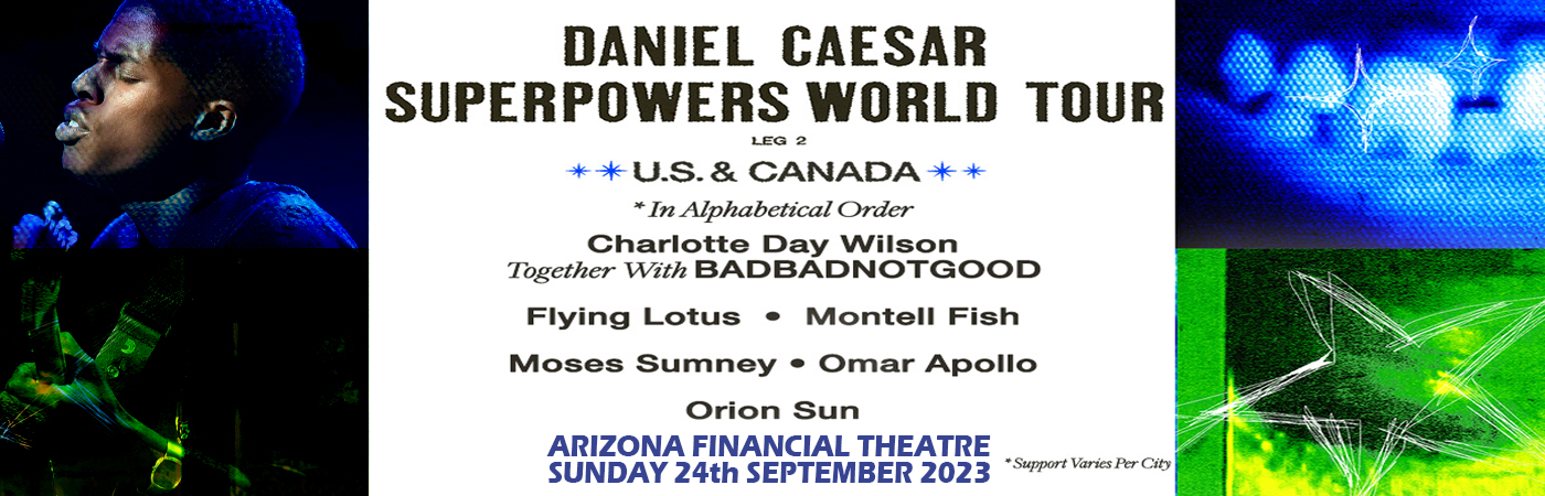 Daniel Caesar at Arizona Financial Theatre