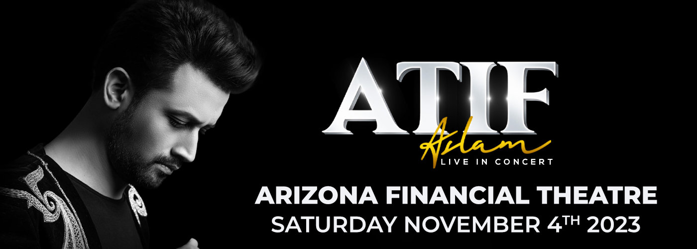 Atif Aslam at Arizona Financial Theatre