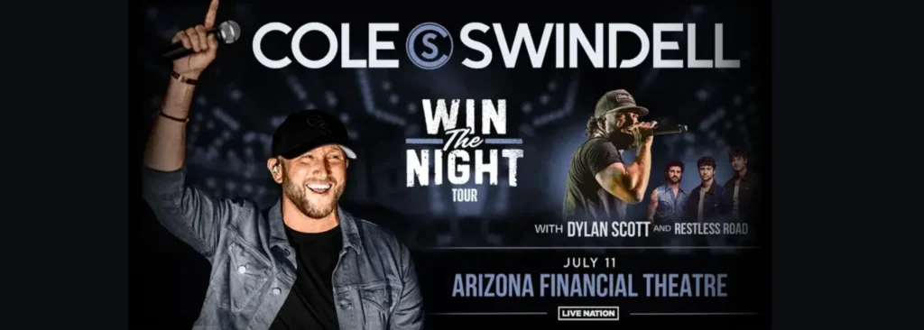 Cole Swindell at Arizona Financial Theatre