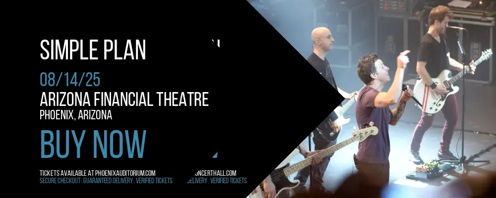 Simple Plan at Arizona Financial Theatre