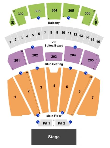 Arizona Financial Theatre Seating Chart