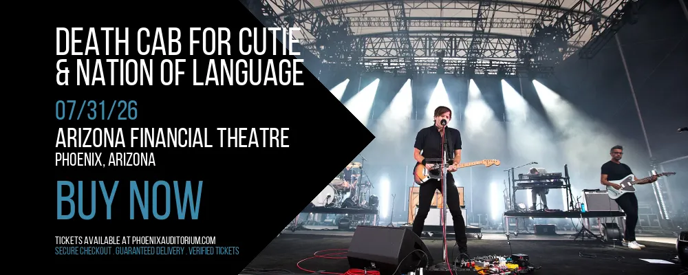 Death Cab for Cutie & Nation of Language at Arizona Financial Theatre